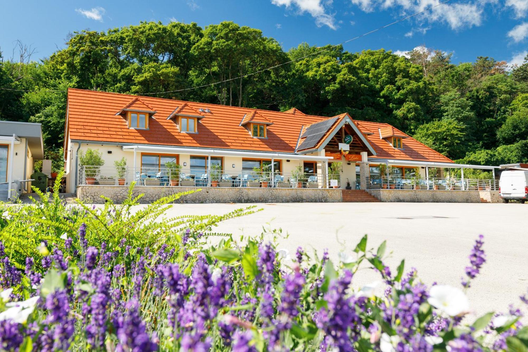 Lepke Apartmanhaz Es Etterem Tihany Exterior photo